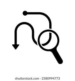Icon a traceability, isolated against a clean background.