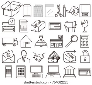 Icon for trading by Internet communication