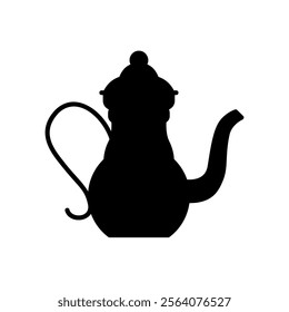 Icon of a traditional Arabic kettle used to brew tea
