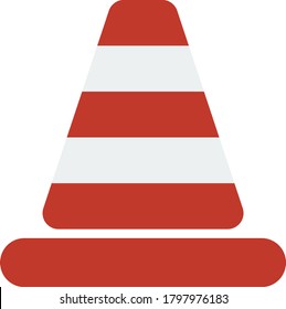 Symbol des Verkehrsknotens. Flaches Farbdesign. Vektorgrafik.