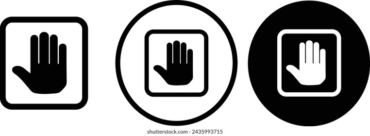 icon Traffic control worker black outline for web site design 
and mobile dark mode apps 
Vector illustration on a white background