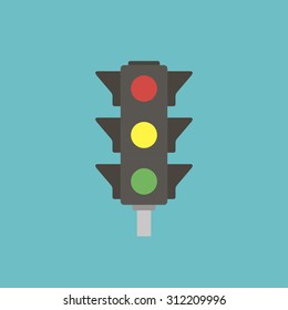 icon of traffic light