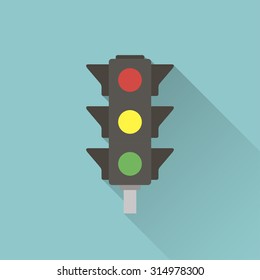 icon of traffic light