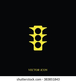 Icon of traffic light.