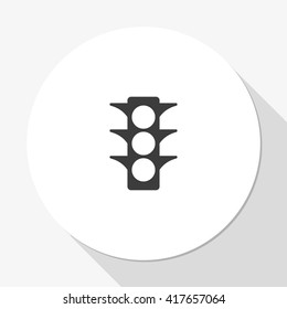 Icon of traffic light.