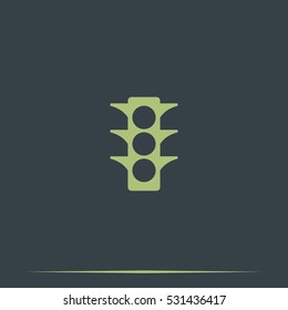 Icon of traffic light.