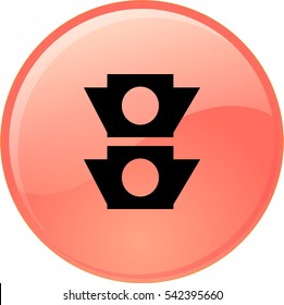luz de tráfico de iconos