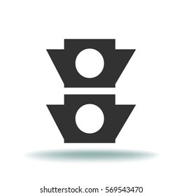 luz de tráfico de iconos
