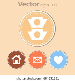 icon traffic light