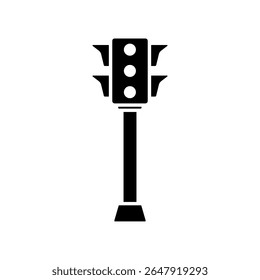 Icon a traffic light, isolated against a clean background.