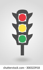 icon traffic lights for cars vector illustration isolated on white background