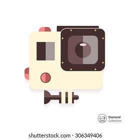 Icon of traffic speed camera 