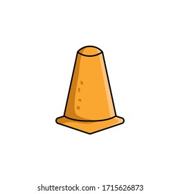 Icon-Trace-Kegel beste Vektorillustration-Illustration, Vorlage Geschäftsdesign Verkehrssymbol Sicherheit , Warnung Arbeit Aufmerksamkeit Stopp Element solide Unternehmen , Sicherheitshintergrund