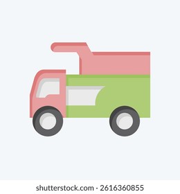 Icon Train. related to Civil Engineering symbol. flat style. design editable