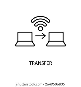 Icon a transfer, isolated against a clean background.
