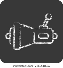 Icon Transmission. related to Car Service symbol. Chalk Style. repairin. engine. simple illustration