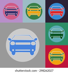 Icon for transportation, eps 10