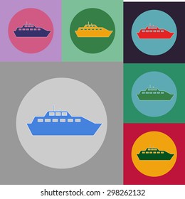 Icon for transportation, eps 10