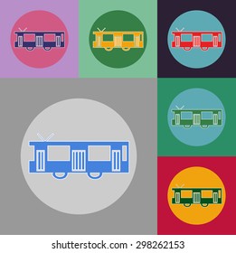 Icon for transportation, eps 10