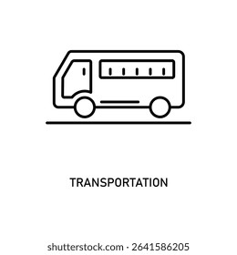 Icon a transportation, isolated against a clean background.