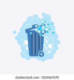 icon for trash bin cleaning service 