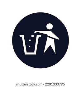 LA BASURA DE ICONOS PUEDE ILUSTRAR EL ARTE DE DISEÑO