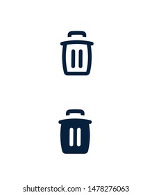 Icon for trash and delete