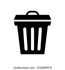 icon of a trash disposal container or container