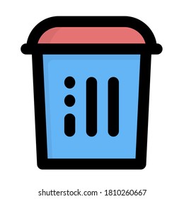 icono Trash con estilo relleno 