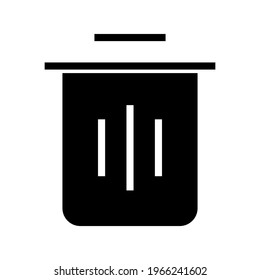 Icon Trash With Style Glyph