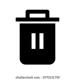 Icon Trash With Style Glyph