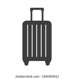 Icon of travel bag, suitcase. Vector Illustration EPS10