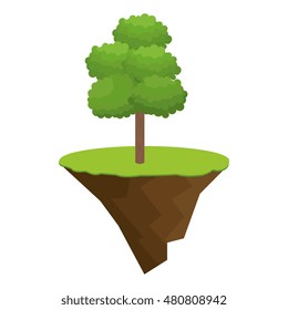 icon tree bonsai design