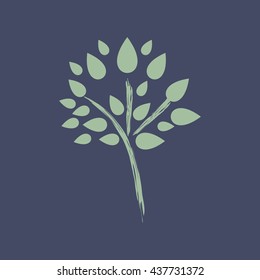 Icon of Tree. Eps-10.
