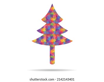 Symbolbaumstruktur Low-Poly