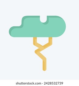 Icon Tree. related to Kenya symbol. flat style. simple design editable. simple illustration