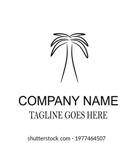 icon tree simple design. tree logo for your company