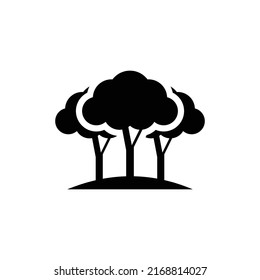 Icon of tree vector flat design
