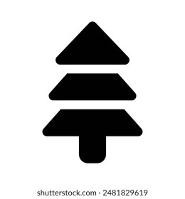 Icon of treen in modern style, ready to use