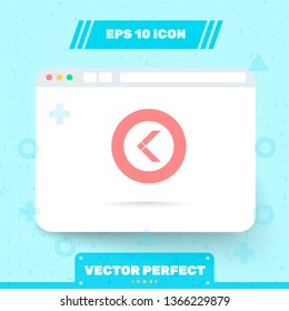 Icon in trendy flat style is isolated on blue background. Symbol for your web site design, logo, app, UI, UX. Vector Illustration, EPS 10.