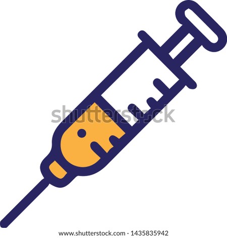 İnjection icon in trendy flat style isolated on white background. İnjection symbol. Vector illustration
