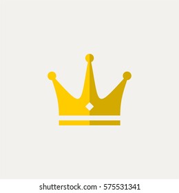 icon trendy style, crown symbol for, website, logo, UI, app. vector eps