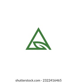 icon triangle vector logo biographic illustration