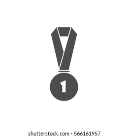 Icon of trophy and award. Vector illustration