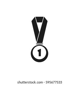 Icon of trophy and award. Vector illustration