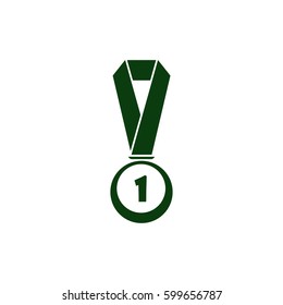 Icon of trophy and award. Vector illustration