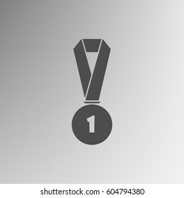 Icon of trophy and award. Vector illustration