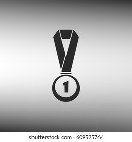 Icon of trophy and award. Vector illustration