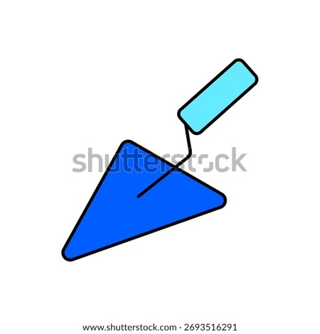 Icon a Trowel, isolated against a clean background.