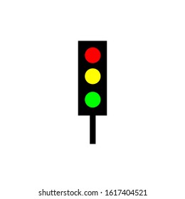 icon trraffic signswith a white background